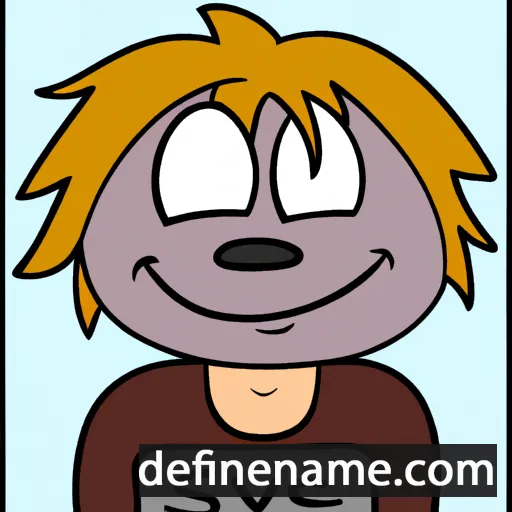 cartoon of the name Sive