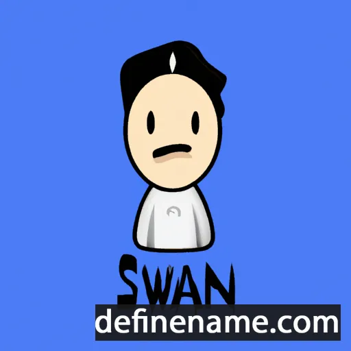 cartoon of the name Siwan