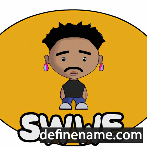 cartoon of the name Sizwe