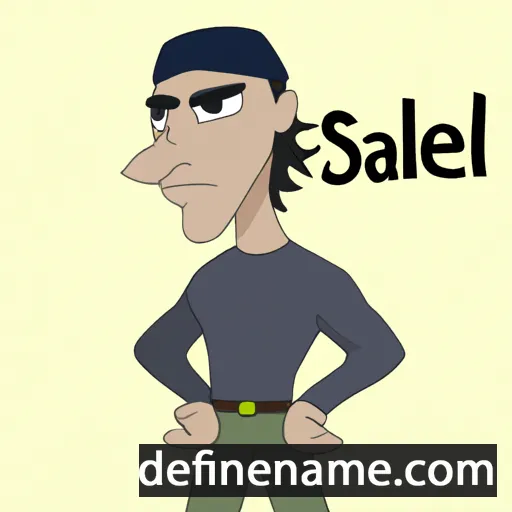 cartoon of the name Sjarel