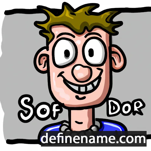 cartoon of the name Sjoerd