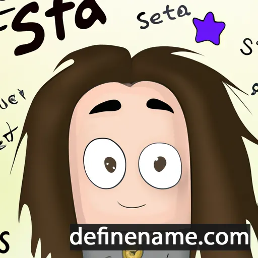 Štefa cartoon