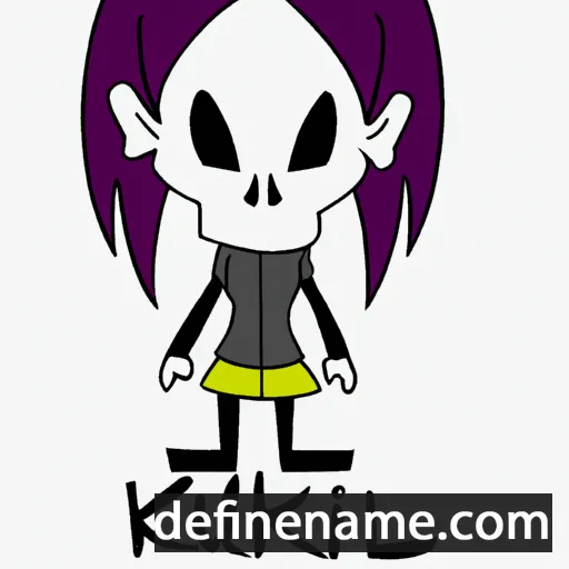 cartoon of the name Skuld