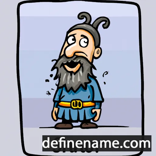 cartoon of the name Snorri