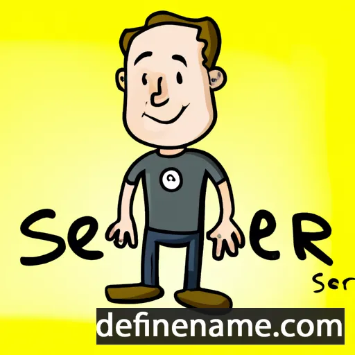 cartoon of the name Sören