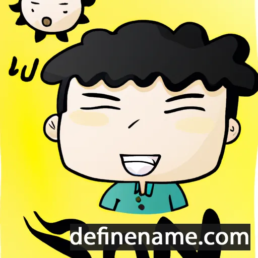 cartoon of the name Sơn