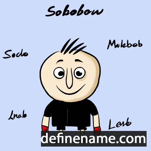 cartoon of the name Sobiesław