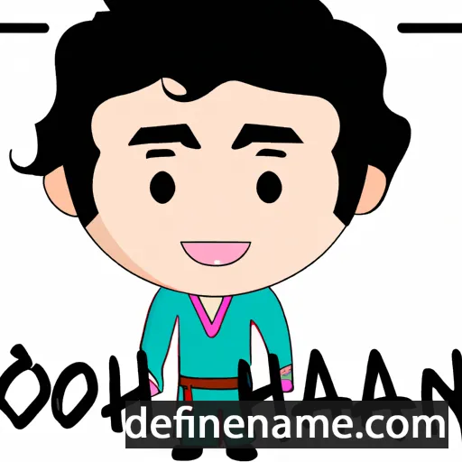 cartoon of the name Sohan