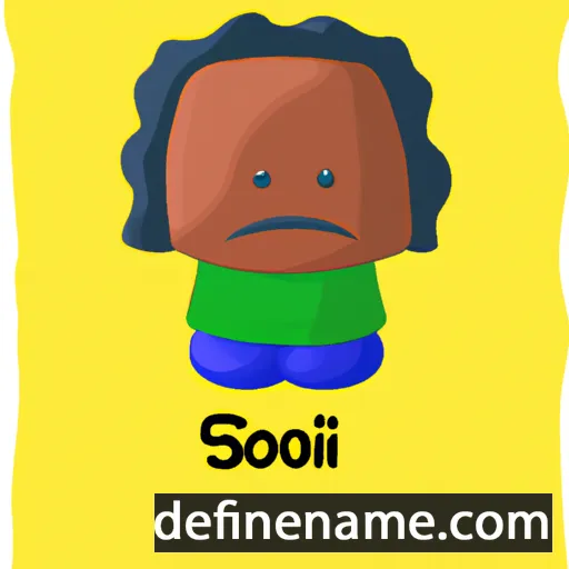 cartoon of the name Soili