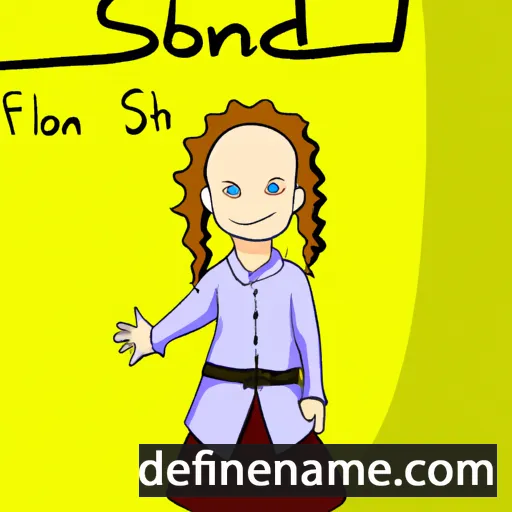 cartoon of the name Sonnhild