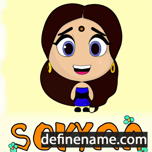 cartoon of the name Soraya