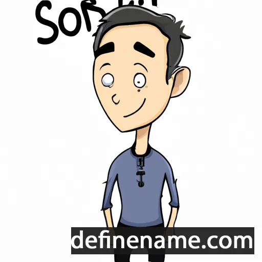 cartoon of the name Sorin