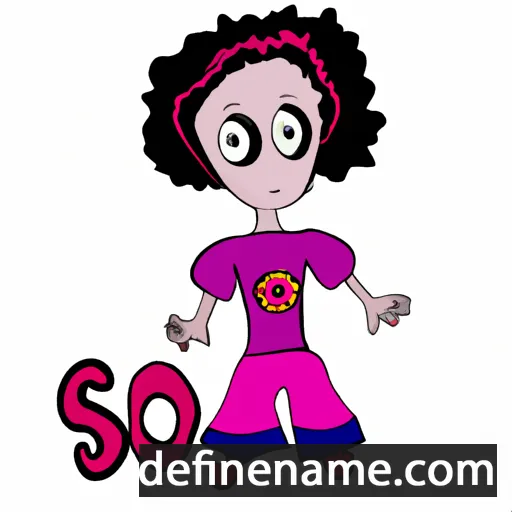 cartoon of the name Soso