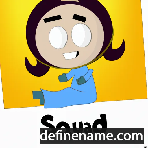 cartoon of the name Souad