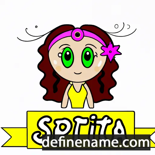 cartoon of the name Sprita