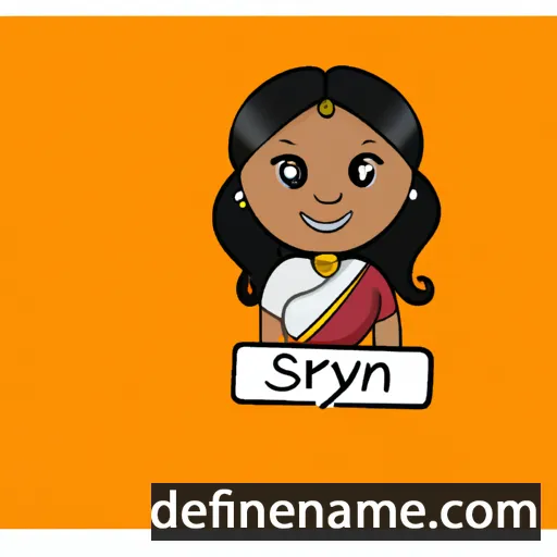 Sriyani cartoon