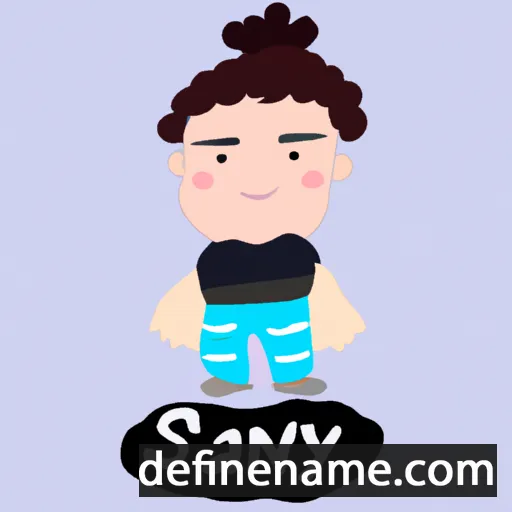 cartoon of the name Ssanyu