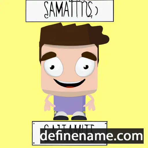 cartoon of the name Stamatios