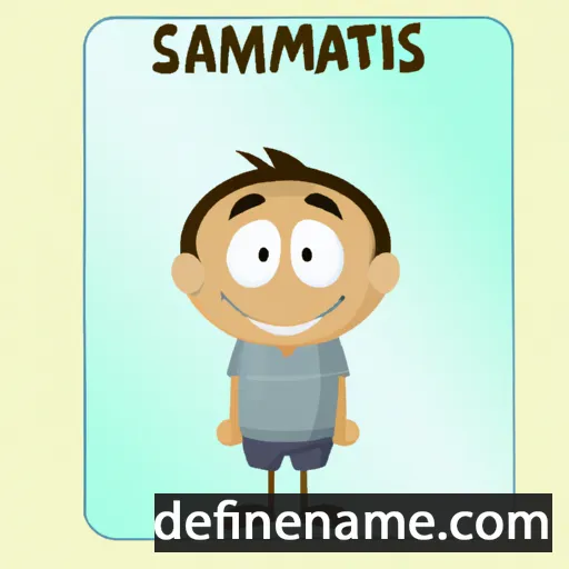 cartoon of the name Stamatis