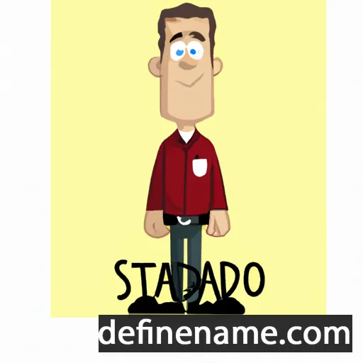 cartoon of the name Stanford