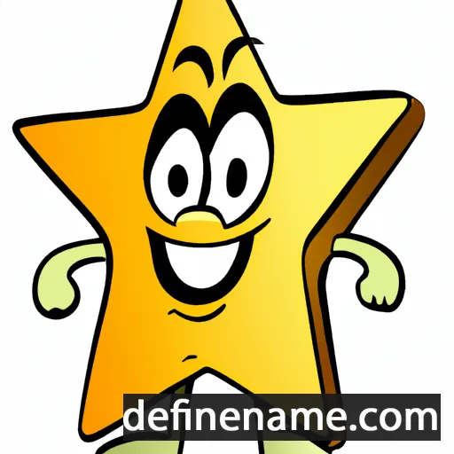 cartoon of the name Star