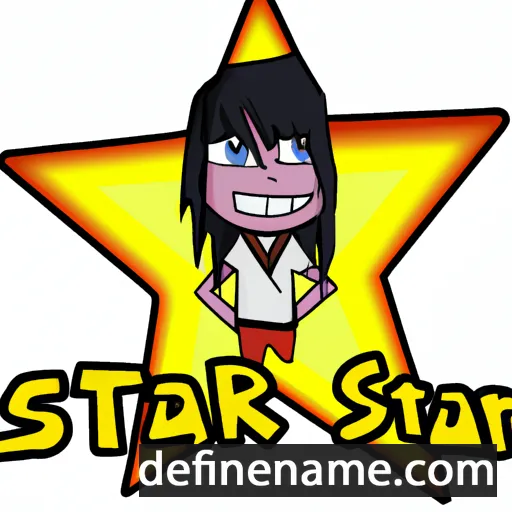 cartoon of the name Starr