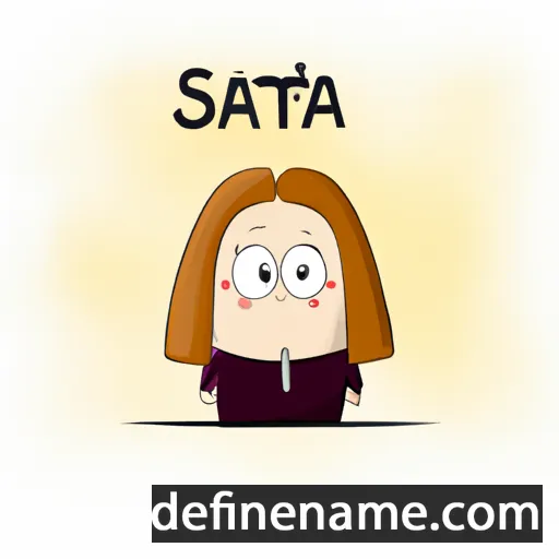 cartoon of the name Staša