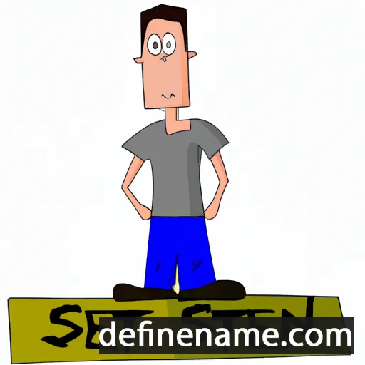 cartoon of the name Steen