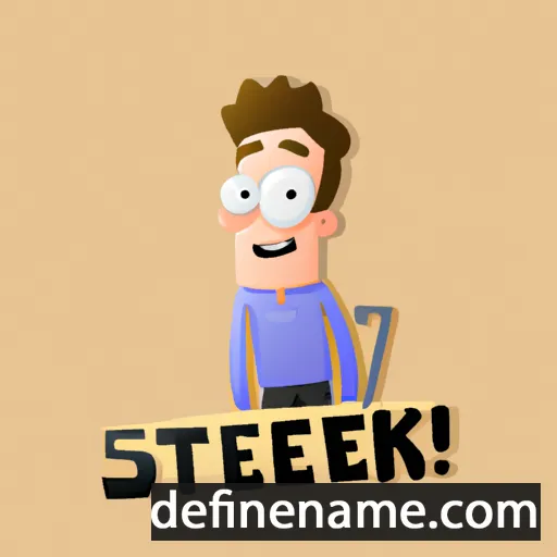 Stefek cartoon