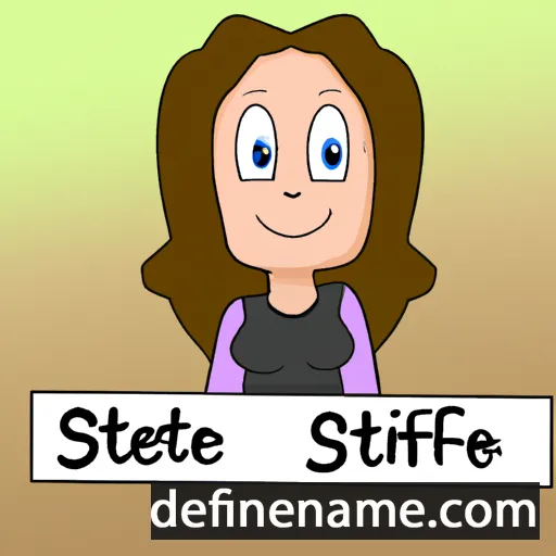 cartoon of the name Steffie