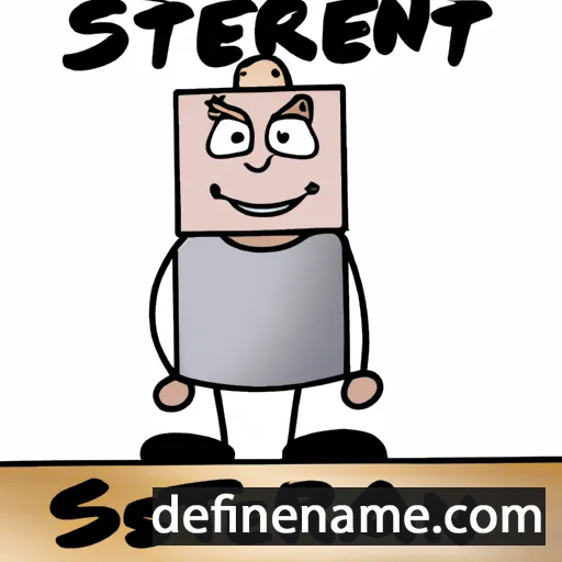 cartoon of the name Steinar