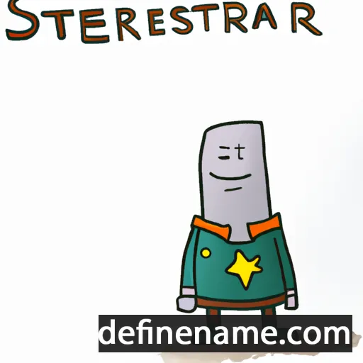 cartoon of the name Steinarr