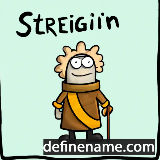 cartoon of the name Steingrímur