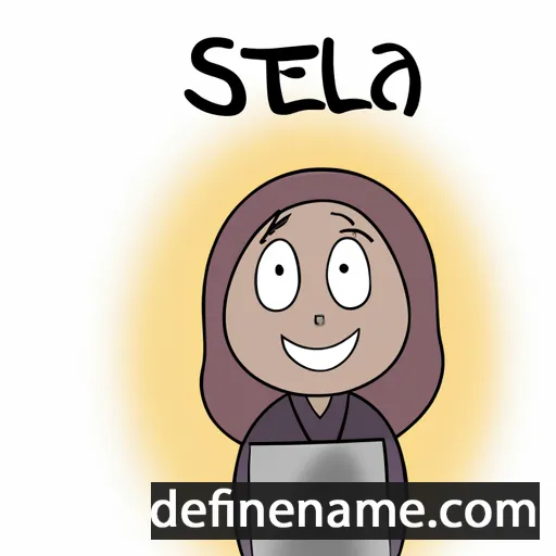 cartoon of the name Stela