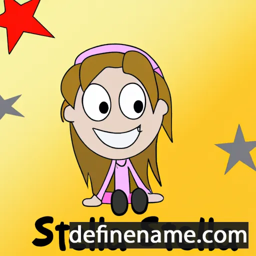 cartoon of the name Stella