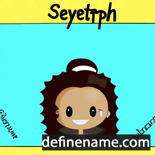 cartoon of the name Stephany