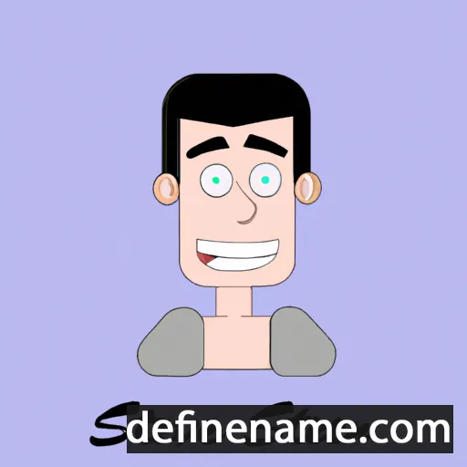 cartoon of the name Steven