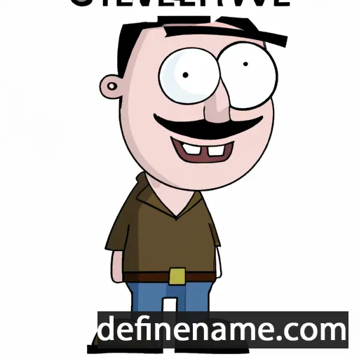 cartoon of the name Stevie