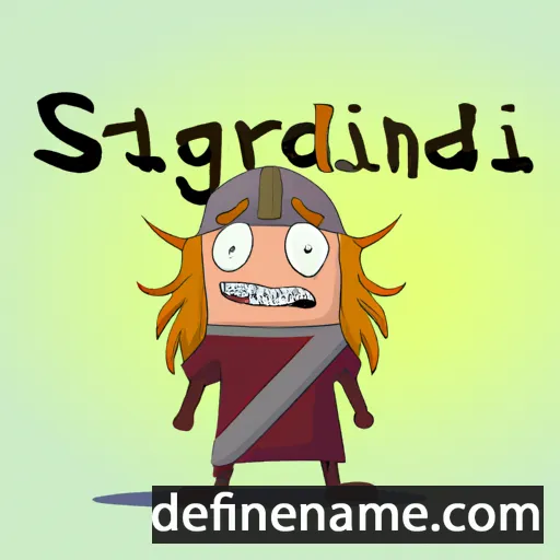 cartoon of the name Stígandr