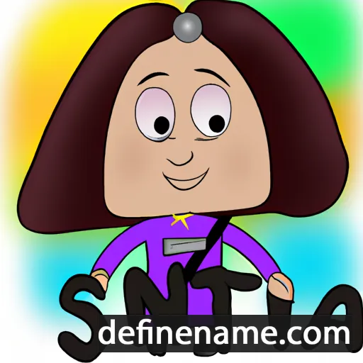 cartoon of the name Stina