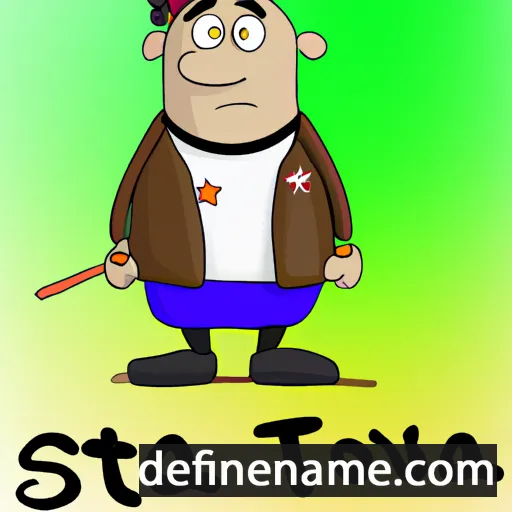 cartoon of the name Stoja