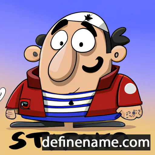 cartoon of the name Stojko