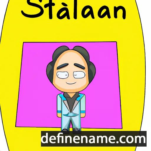 cartoon of the name Styliani