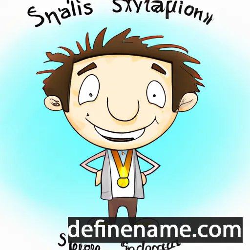 cartoon of the name Stylianos