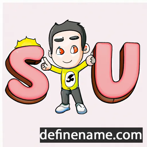 cartoon of the name Su