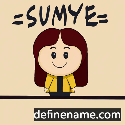 Sümeyye cartoon