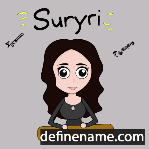 cartoon of the name Süreyya