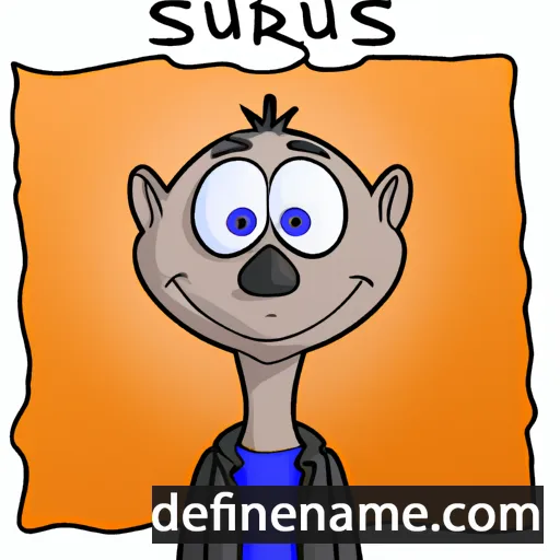 Suarius cartoon