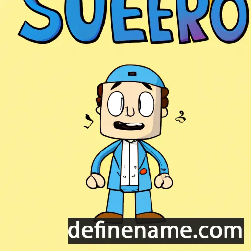 cartoon of the name Suero