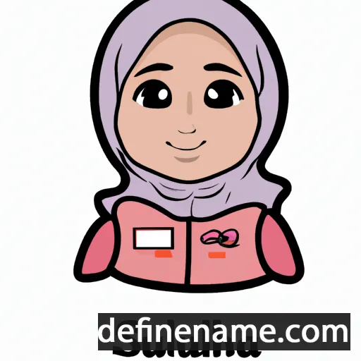 cartoon of the name Suhaila